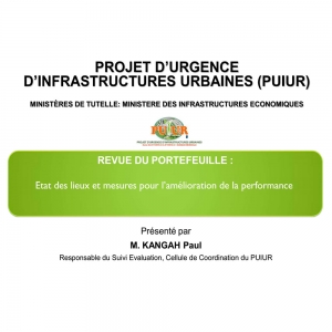 PUIUR  - PRESENTATION REVU DU PORTEFEUILLE