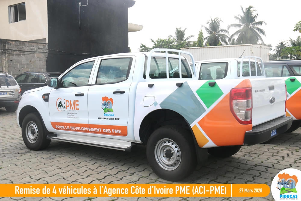 Dons à l&#039;Agence Côte d&#039;Ivoire PME dans le cadre du PIDUCAS