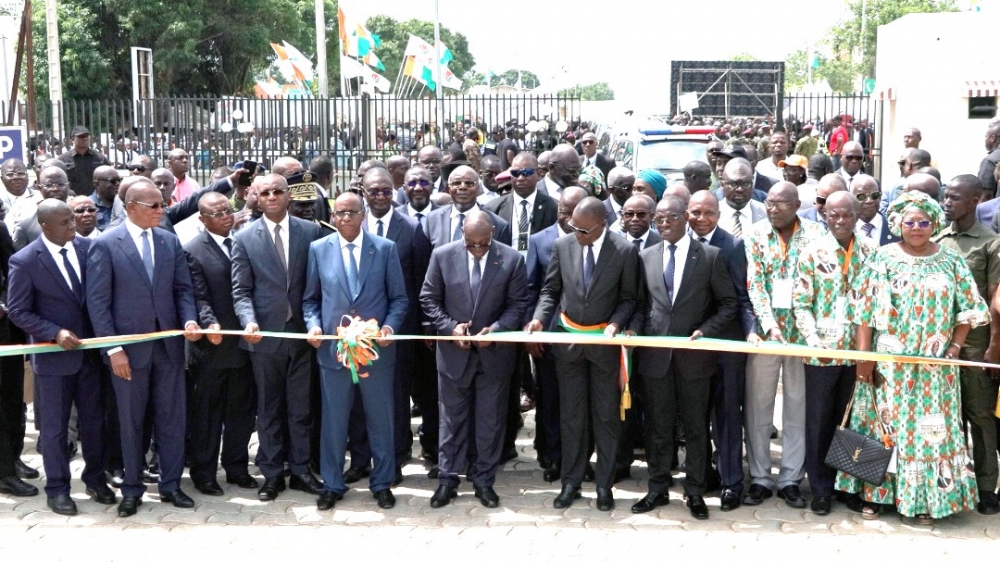 Cérémonie d'inauguration de l'hôtel de ville de Bouake