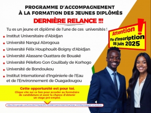 PROGRAMME D’ACCOMPAGNEMENT À LA FORMATION DES JEUNES DIPLÔMÉS (PCR)
